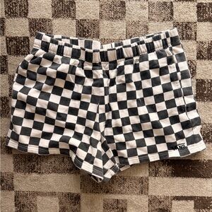 Vans Black and White Checkered Shorts